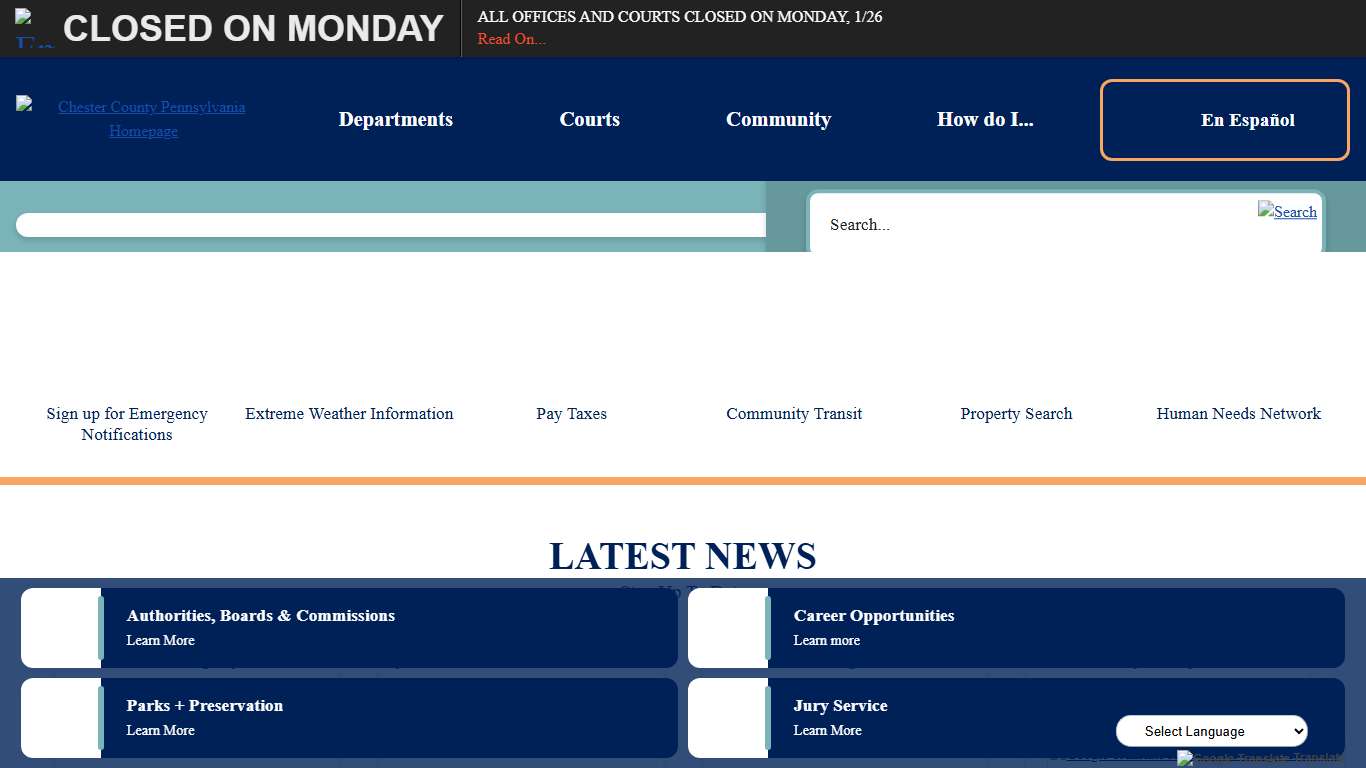 Chester County, PA - Official Website Official Website